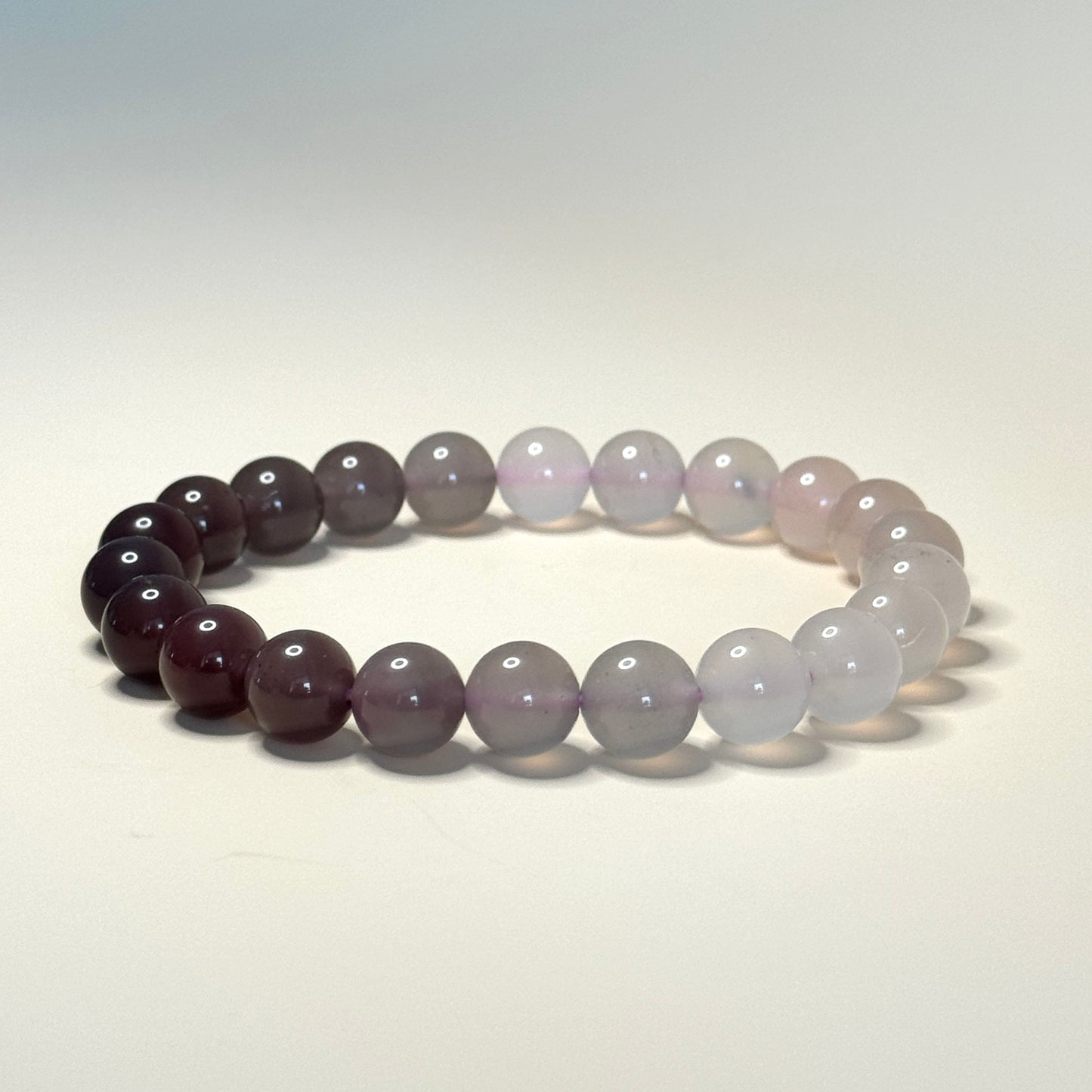 Elegant Gradient Agate Bracelet π
