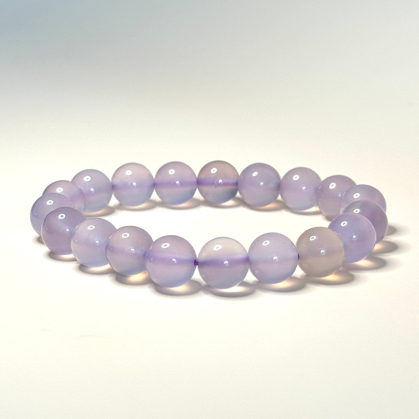 Lavender Glow Agate Bracelets 🌸✨ - A Touch of Elegance