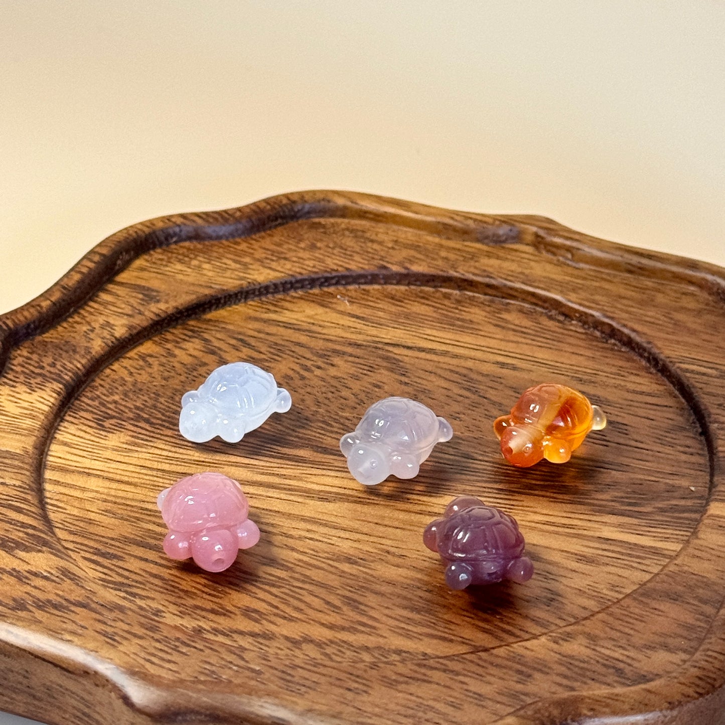 Tiny Turtles 🐢- Hand-Carved Agate for Meditation & Gifting & DIY
