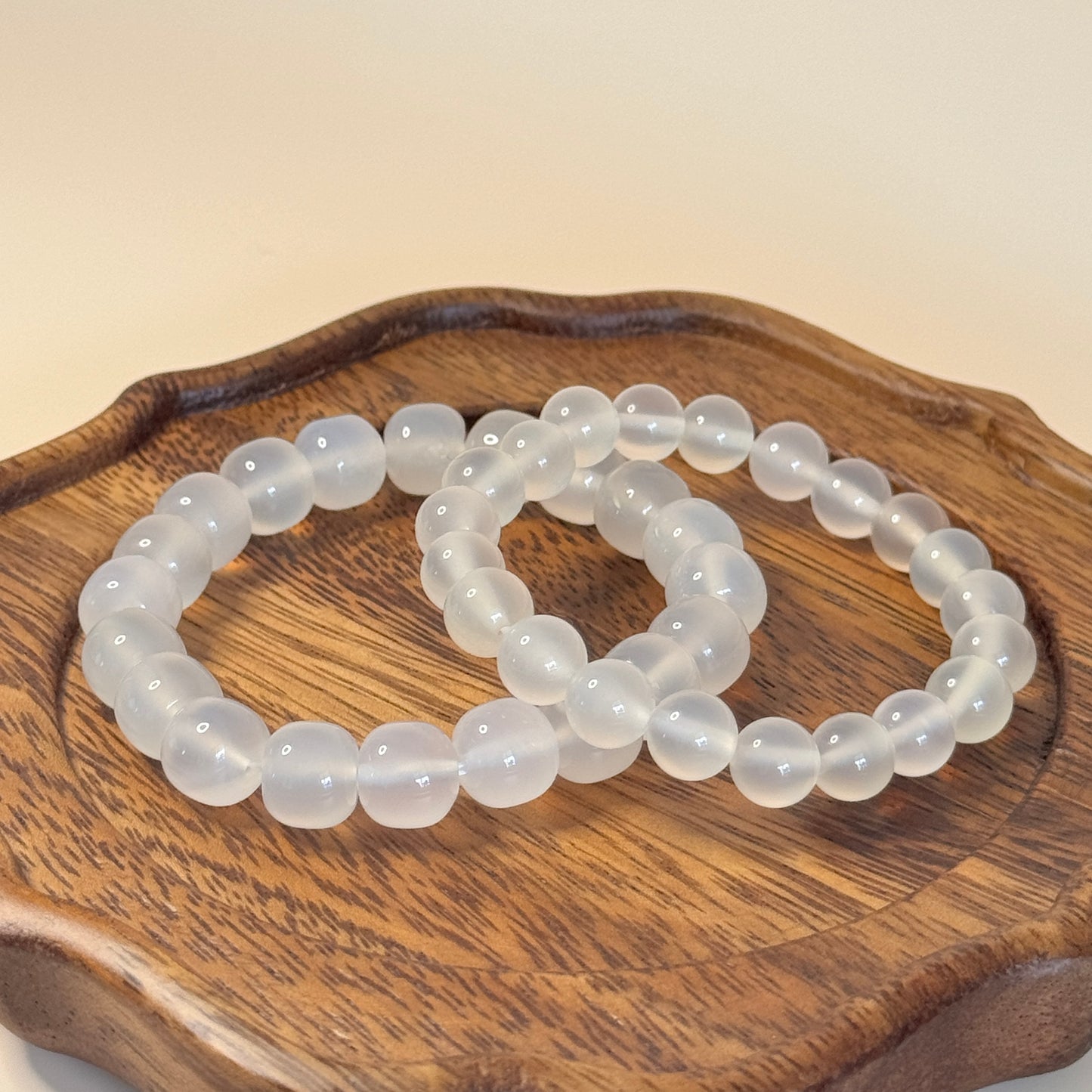 Mystic Frost Agate Bracelet ❄️✨