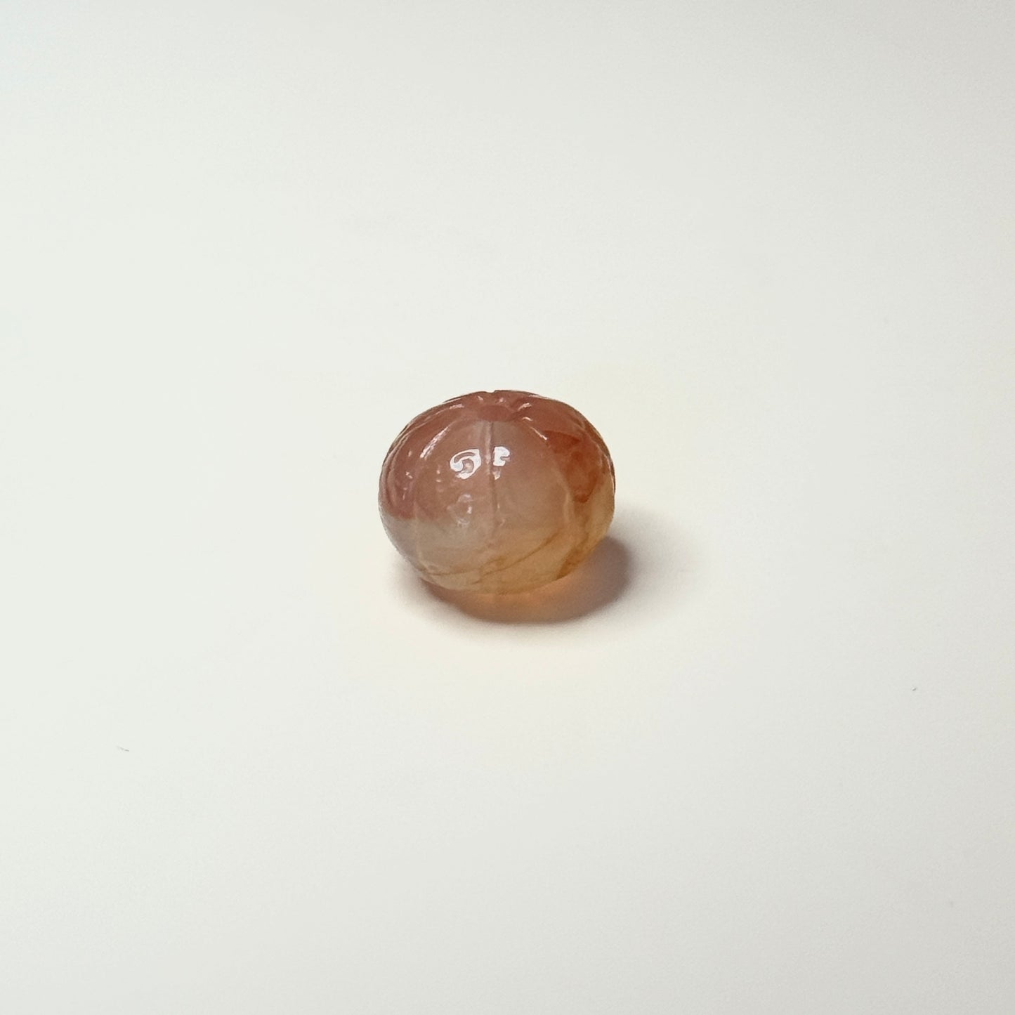 Citrus Charms 🍊- Hand-Carved Agate for Meditation & Gifting & DIY