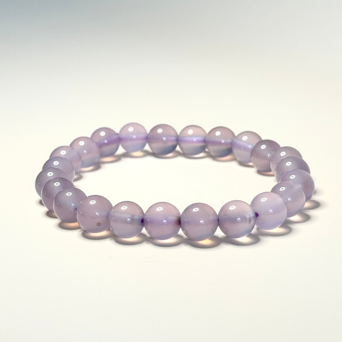 Lavender Glow Agate Bracelets 🌸✨ - A Touch of Elegance