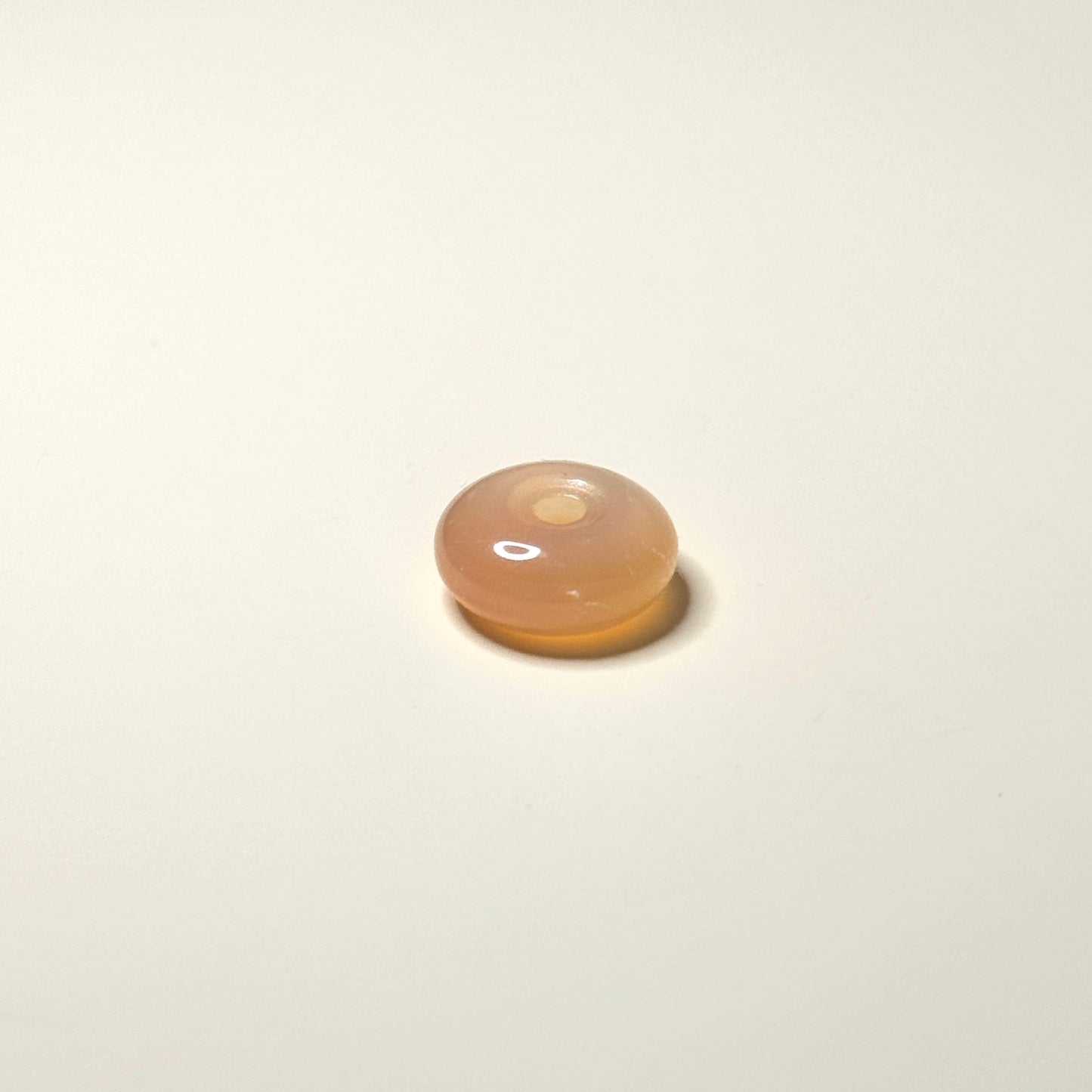 Serene Circles🥯- Hand-Carved Agate for Meditation & Gifting & DIY